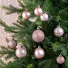 Boules de Noël Mix plastique 4-6cm Set de 30 - Rose Voir les images du produit 4