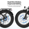Touroll S3 Faltbares E-Bike 20×3.0 Zoll Fatbike, 65 km Produktbild-Vorschau 14