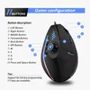 A diagram showing the buttons and features of a gaming mouse. Produktbild-Vorschau