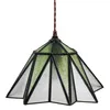 Clayre & Eef Hängeleuchte Tiffany Ø 31x107 cm Grün Glas Produktbild-Vorschau 4
