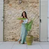 Provencelia Keramik Pflanzkübel Lafontaine Olive, Ø52 x H52 Produktbild-Vorschau 6