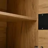 Merax Sideboard 140cm mit 3 Türen und verstellbare Böden, Produktbild-Vorschau 6