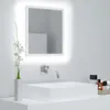 vidaXL LED koupelnové zrcadlo bílé 40x8,5x37 cm akrylové Náhled obrázku produktu 2