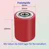 2 tlg. Set Hubwagenrollen Polyurethan 82 x 100 mm, Produktbild-Vorschau 3