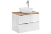 Plateau meuble sous vasque - 81 x 46 x 2,5 cm - Elise Oak Voir les images du produit 4