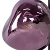 Tischlampe Glas Weiß Lila E14 2-flammig 40 cm Produktbild-Vorschau 5