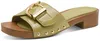 Tamaris Damen Pantolette Clog mit Sohle in Holzoptik und Produktbild-Vorschau 7