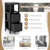 COSTWAY Badschrank schmal, Badezimmerschrank mit 2 Produktbild-Vorschau 3