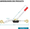 Wiltec Handseilzug mit 3 m Drahtseil bis 4000 kg, Produktbild-Vorschau 7