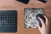 MuchoWow® Mauspad Mousepad Tiger - Winter - Tiere 20x20 cm Produktbild-Vorschau 4