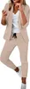 ASKSA Femme Taille Mi-longue Ensemble Pantalon Elégant Voir les images du produit 1