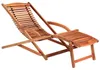 Casaria® Sonnenliege 2er Set Klappbar mit Fußstütze Kissen Produktbild-Vorschau 4