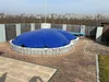 AirDeluxe® Aufblasbare achtform Poolabdeckung (Beige Produktbild-Vorschau 9
