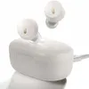 A pair of white wireless earbuds and their charging case are shown against a white background. Anteprima dell’immagine prodotto