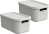 Albula Light 2er-Set Aufbewahrungsbox 12l, Farbe:Mistletoe Produktbild-Vorschau 1