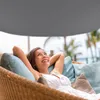Tenda da sole quadrata Relaxdays, idrorepellente, Anteprima dell’immagine prodotto 5