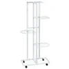 vidaXL Stojak na kwiaty 5-poziomowy z kółkami 44x23x100 cm Podgląd zdjęcia produktu 11