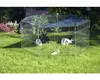 Freigehege 6-eckig mit Schutznetz 123x106x60 cm silber Produktbild-Vorschau 6