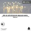 Cepewa LED Lichterkette Batterie Draht silber 1,9m 20 Micro Produktbild-Vorschau 2