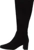 A black knee-high boot shown from the side against a white background. Náhled obrázku produktu