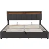 Boxspringbett Polsterbett 180x200 cm mit LED, hydraulischem Produktbild-Vorschau 14