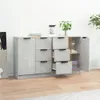 vidaXL Sideboards 2 Stk. Betongrau 60x30x70 cm Produktbild-Vorschau 3