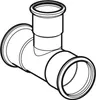 Geberit GE Mapress, Edelstahl, T-Stk., red. Abgang, d88,9 x Produktbild-Vorschau 3