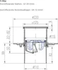 DN110 Bodenablauf Hofablauf Duschablauf Rückstauklappe Produktbild-Vorschau 3