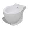 vidaXL Zestaw toaletowo-bidetowy biały ceramiczny Podgląd zdjęcia produktu 9