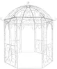 CLP Rosenpavillon aus Eisen Leila, Gartenpavillon im Produktbild-Vorschau 1