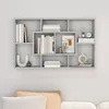 vidaXL Wandregal Grau Sonoma 85x16x52,5 cm cm Holzwerkstoff Produktbild-Vorschau 3