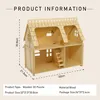 3D-houten puzzel, bouwpakket huis met veranda, voor Productafbeelding-voorbeeld 3