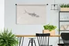 MuchoWow® Wandteppich Wandbehang Fisch - Meer - Aquarell Produktbild-Vorschau 2