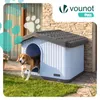 VOUNOT® Katzenhaus & Hundehütte Indoor Outdoor, Produktbild-Vorschau 9