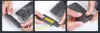 Three images showing how to seal a waterproof phone pouch. Anteprima dell’immagine prodotto