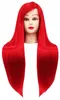 Testa manichino per parrucchieri Iza 80 cm rosso, capelli Anteprima dell’immagine prodotto 8