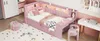 Gepolstertes Funktionsbett 90x200 mit Schreibtisch & LED, Produktbild-Vorschau 17