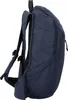 Side view of a dark blue backpack against a white background. Produktbild-Vorschau