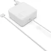 A white MacBook Air 2nd generation 45W MagSafe 2 charger with its cable is shown on a white background. Produktbild-Vorschau
