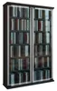 VCM - Drewno CD DVD Stand Shelf Gallery Drzwi szklane Podgląd zdjęcia produktu 1