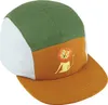 Fiebig Bunte Kinder Baseball-Cap mit Krokodil-Stick in braun Produktbild-Vorschau