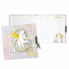 Tagebuch mit Einhorn-Vorhängeschloss + Patronenfüller Produktbild-Vorschau 3