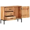 vidaXL Sideboard 88x30x73 cm Akazie Massivholz Produktbild-Vorschau 2