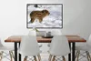 MuchoWow® Gerahmtes Poster Wildschwein - Tier - Schnee Produktbild-Vorschau 2