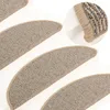 vidaXL Podložky na kroky 15 ks 56x17x3 cm Hnědá půlkruhová Náhled obrázku produktu 2