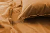 Renforcé Bettwäsche Stone-Washed curry, 135 x 200 cm Produktbild-Vorschau 4
