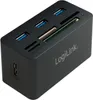 LogiLink CR0042 Koncentrator LogiLink USB 3.0 z czytnikiem Podgląd zdjęcia produktu 1