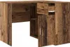 vidaXL Scrivania ad angolo con porta in legno di recupero Anteprima dell’immagine prodotto 7