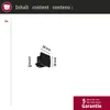 URail Embouts Pack de 2 Noir Voir les images du produit 5