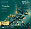 Lumineo LED Lichterkette Cluster schwarz 10,5 Meter 1128 Produktbild-Vorschau 1